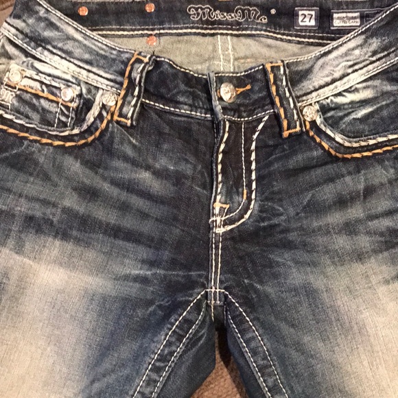 MissMe cuffed Capris - Picture 2 of 5